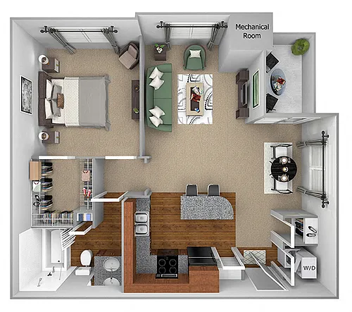 Floor plan A1 (Metro)