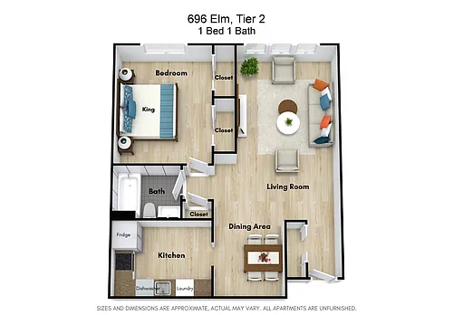 Floor plan 1 Bed