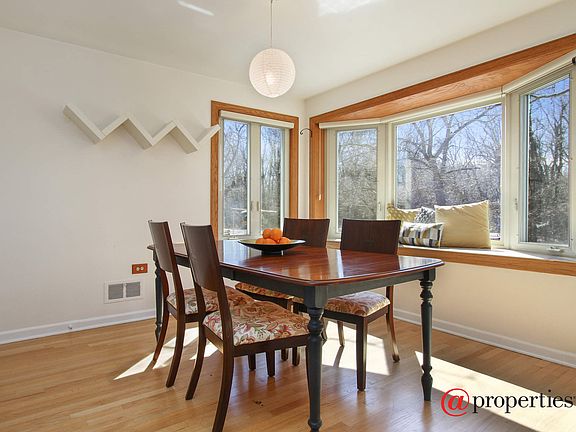 Dining Room Overlooks Forest Preserve