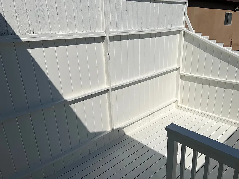 Large private deck