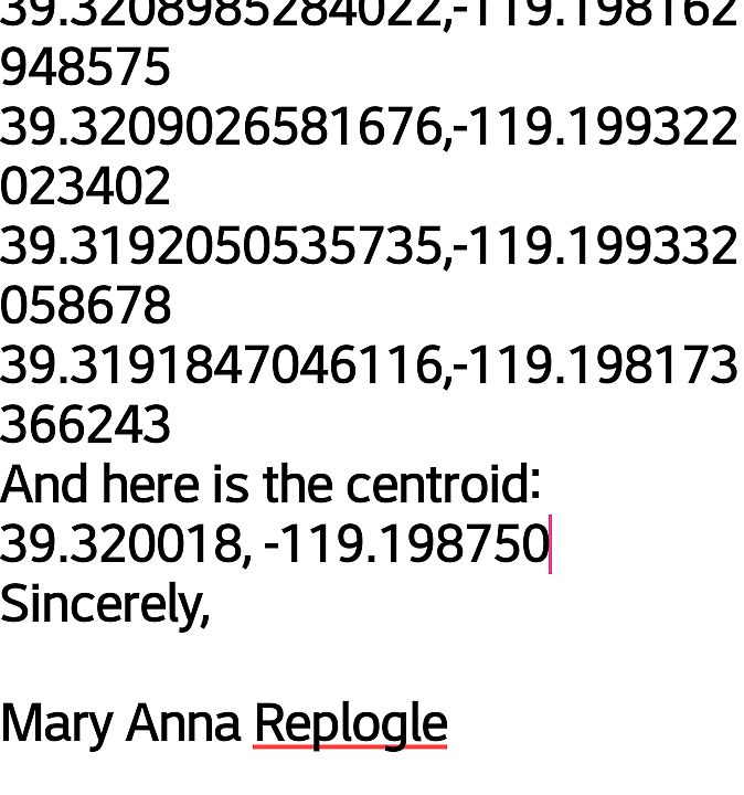GPS coordinates