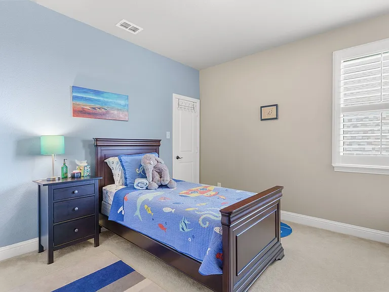 Bedroom 3 up has an adjacent full bath.
