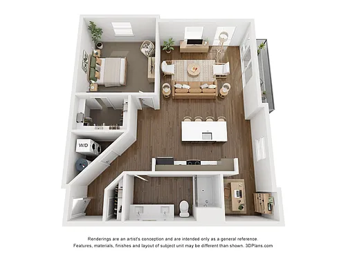 Floor plan B7 1X1