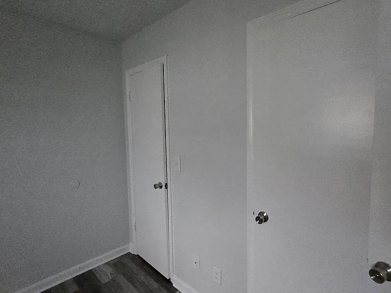 Double closets in Bedroom 1