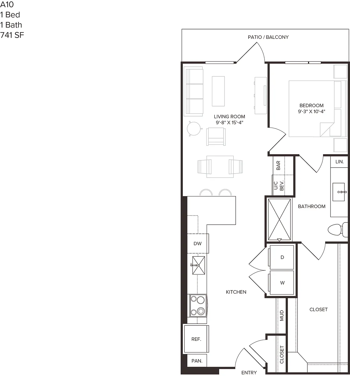 Floor plan A10