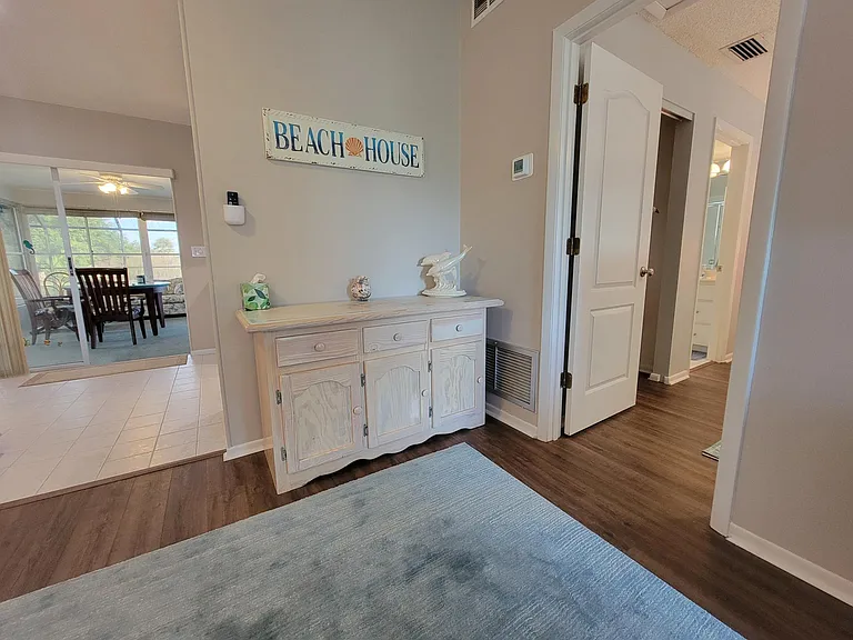 Living room to guest bedroom