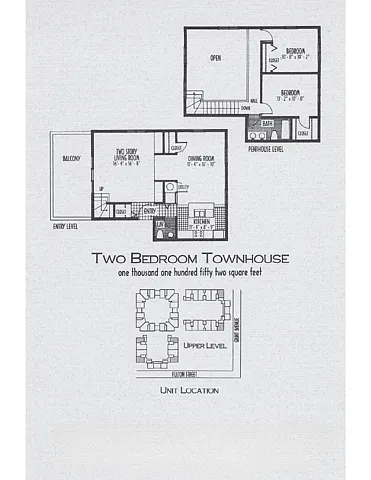 Floor plan Townhouse
