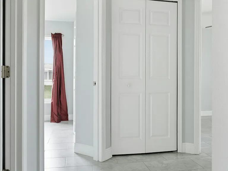 Hall linen closet