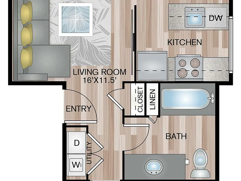 743 square feet 743 square feet
