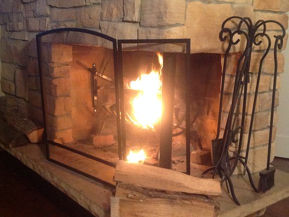 Re faced wood burning 