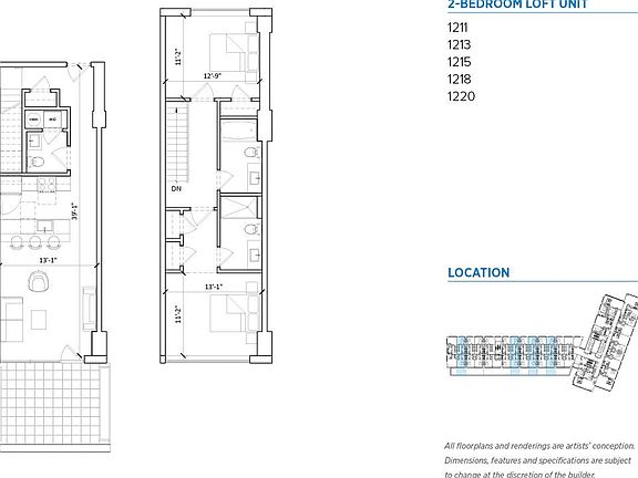 2nd image of 234-50 N Columbus Blvd #1218