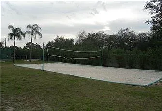 Community volleyball court