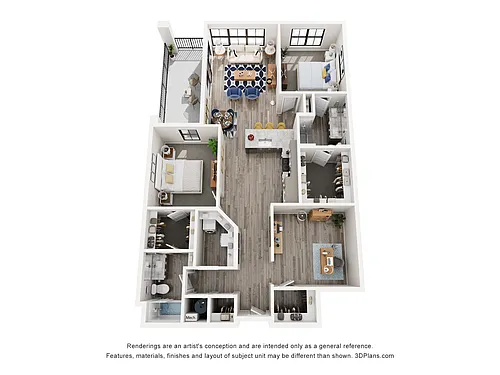 Floor plan Bay Reflection - D2.C