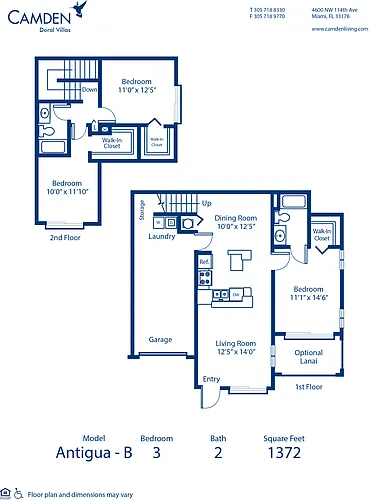 Floor plan Antigua-B