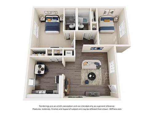 Floor plan 2X2