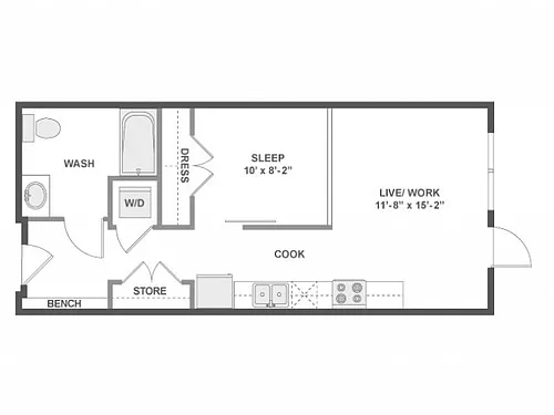 Floor plan E1LW