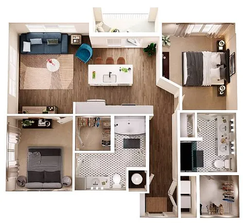 Floor plan B2