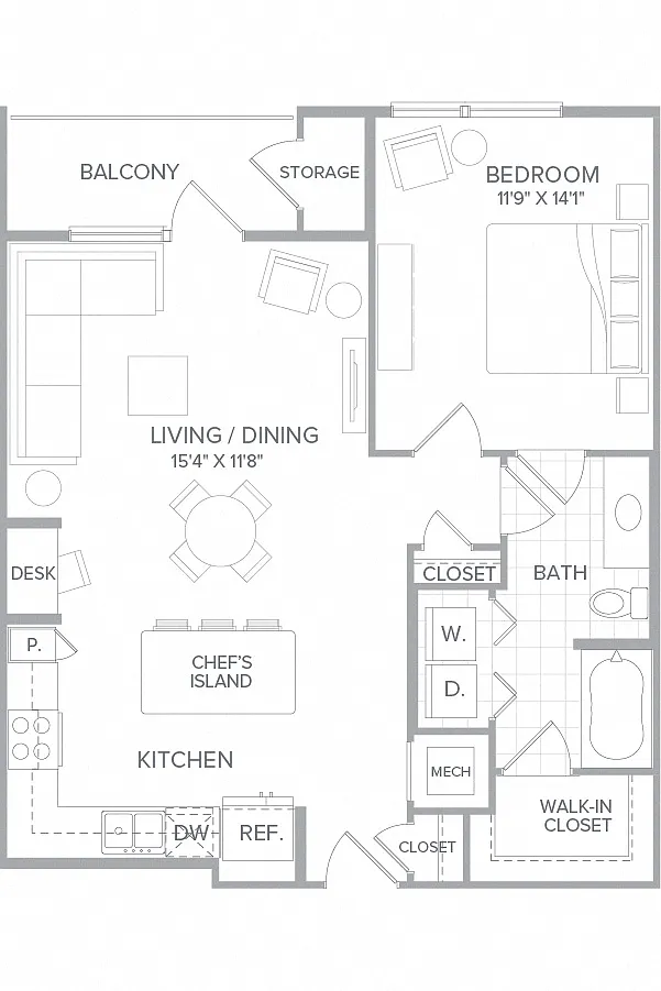 Floor plan A3b