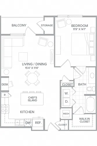 Floor plan A3b