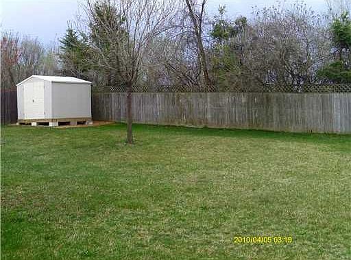 Yard on warmer days