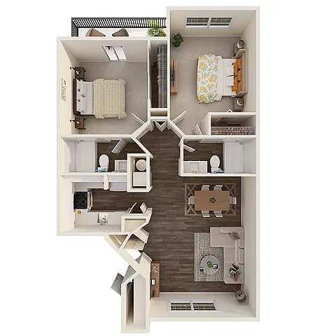 Floor plan 2X2
