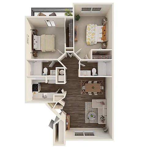 Floor plan 2X2