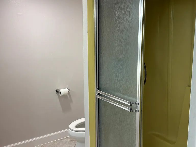 Hallway bathroom