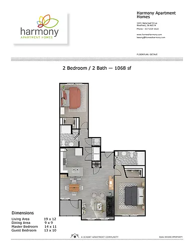 Floor plan Octave 2.2