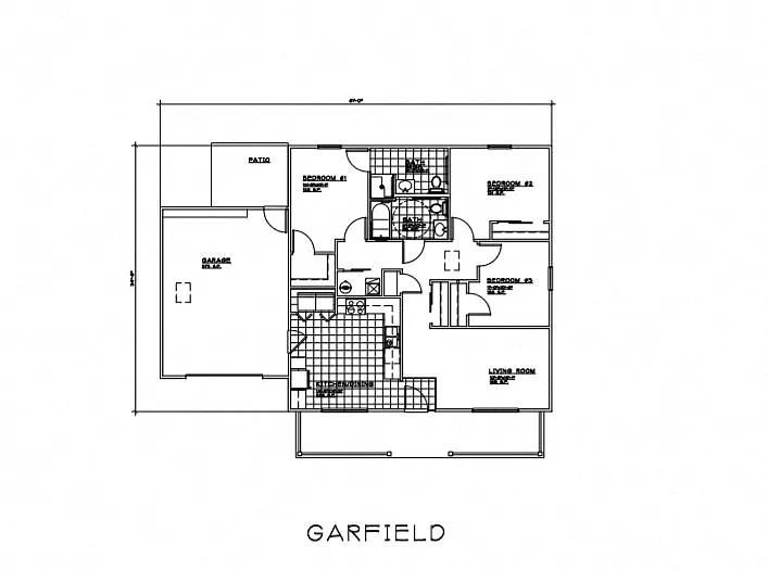 Floor plan 3 Bedroom