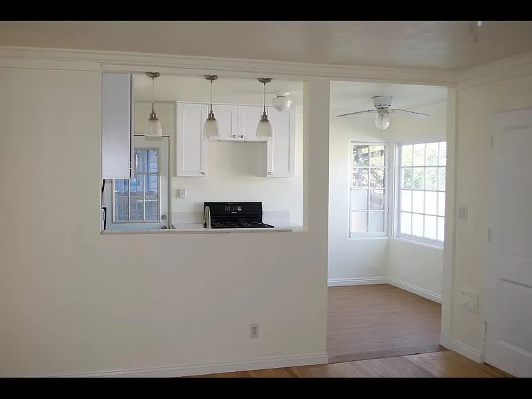Kitchen as seen from the living room