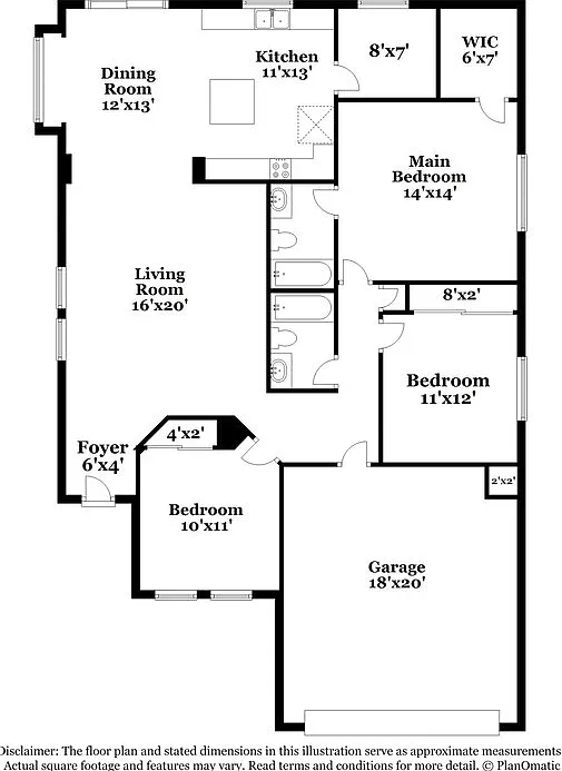 3 bed, 2.0 bath, 1392 sqft, $2,405 — Photo 2