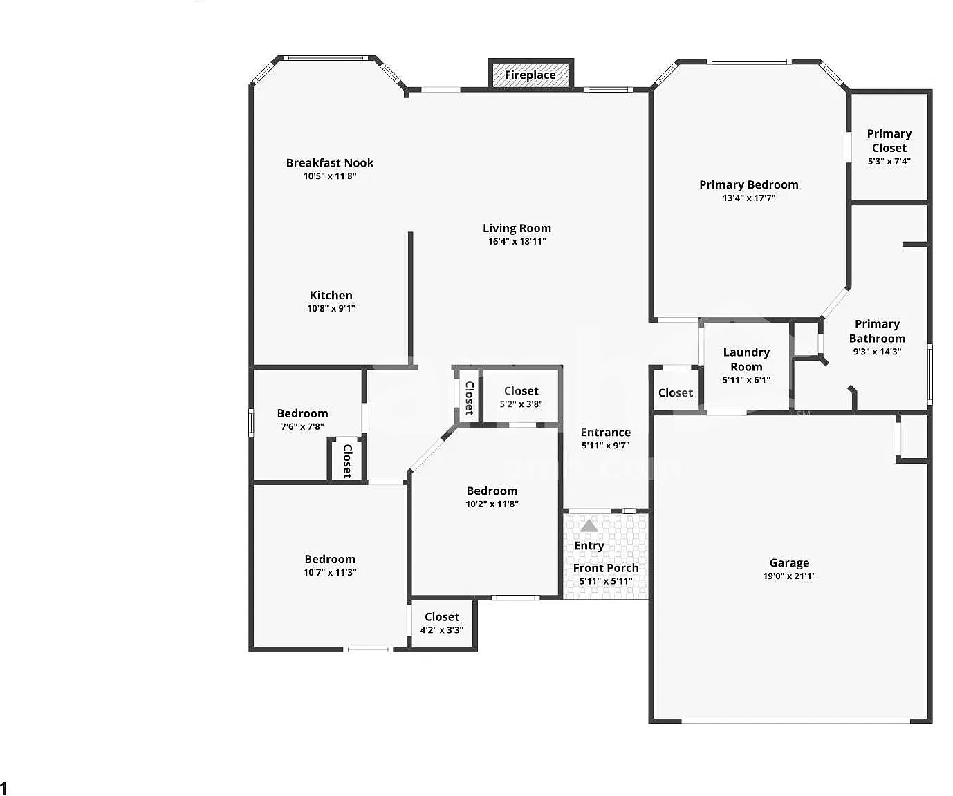 3 bed, 2.0 bath, 1620 sqft, $1,855 — Photo 2