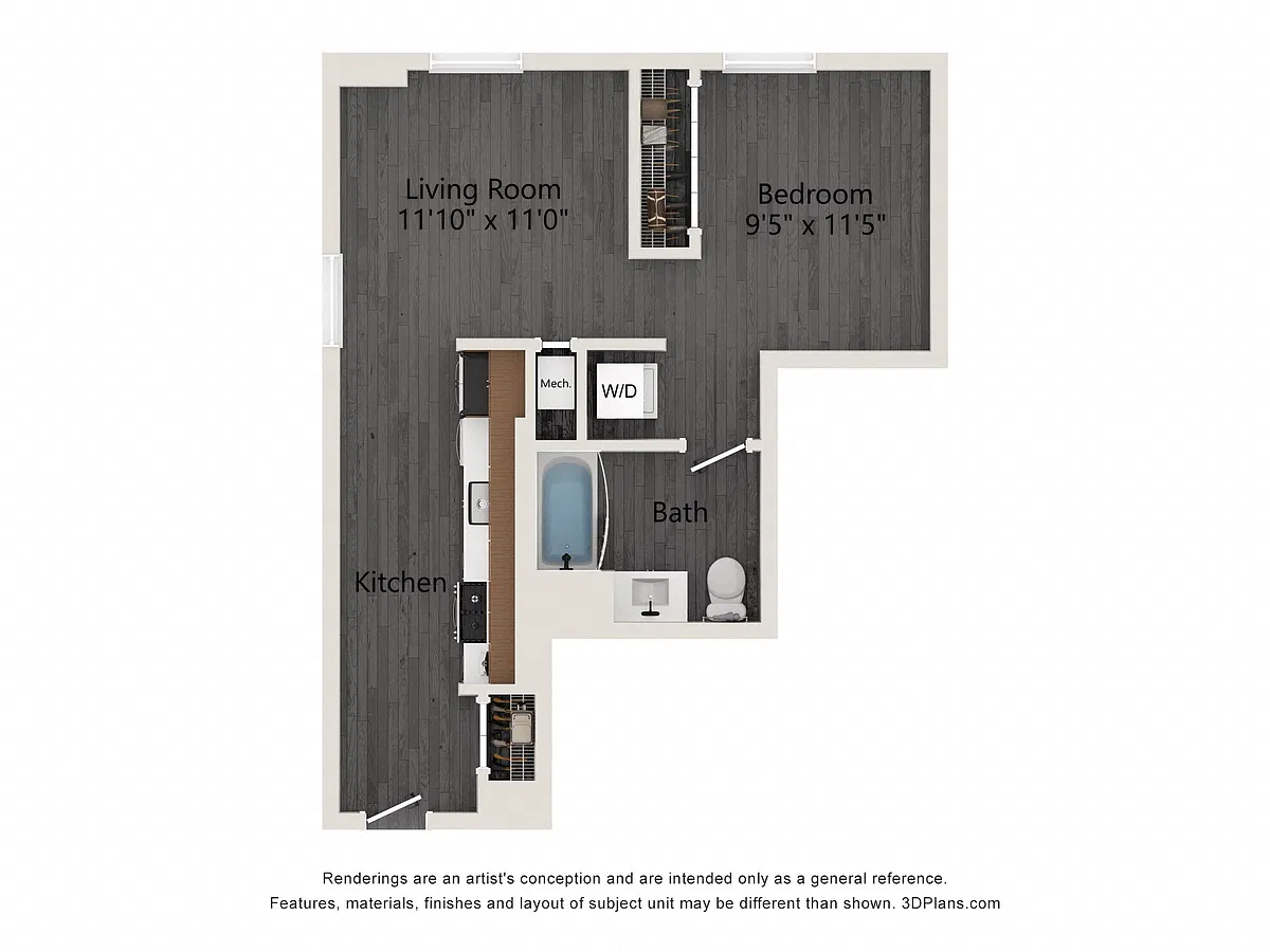 Floor plan A01