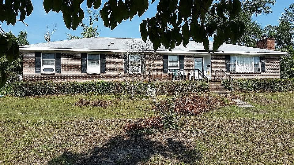 Front of home/faces west. 