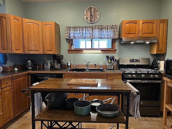Kitchen facing south
