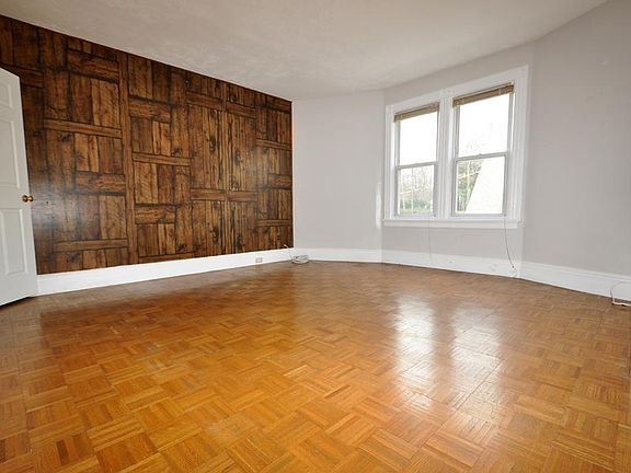 Large Living Room with parquet Floors.