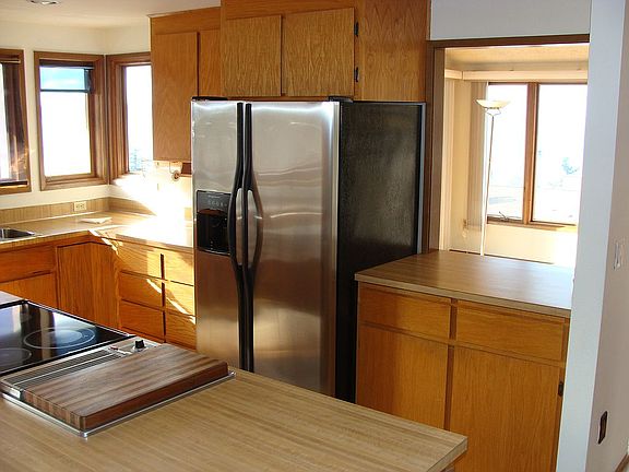 Large Kitchen with view