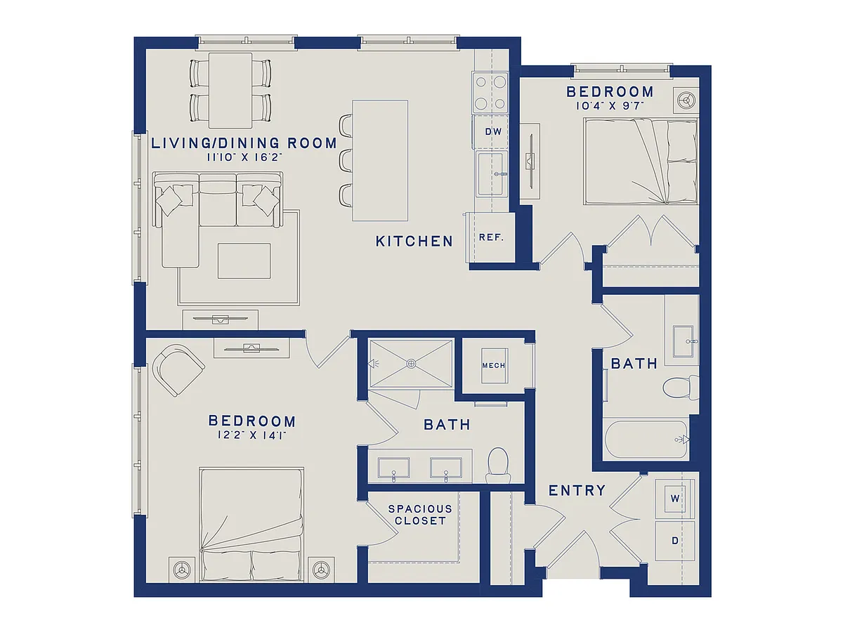 Floor plan B7