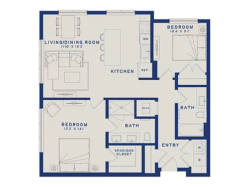 Floor plan B7
