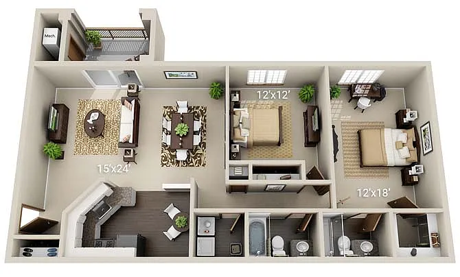 Floor plan Tarrendon