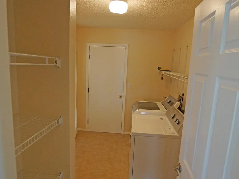 Washer and dryer are indoors