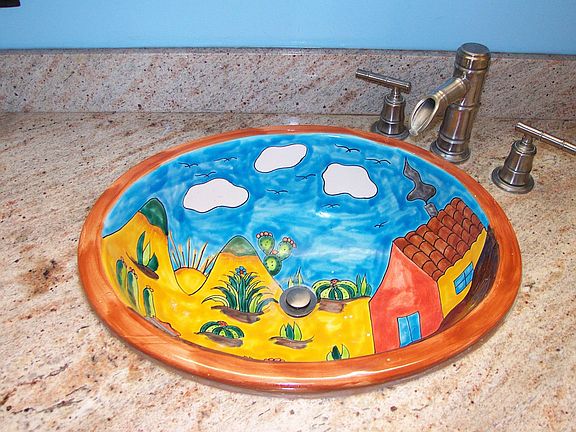 Bathroom sink granite 