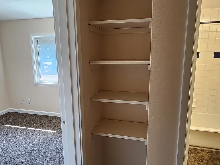 Upstairs linen closet