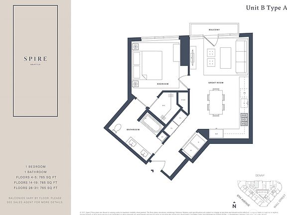 3rd image of 2510 6th Avenue #2809