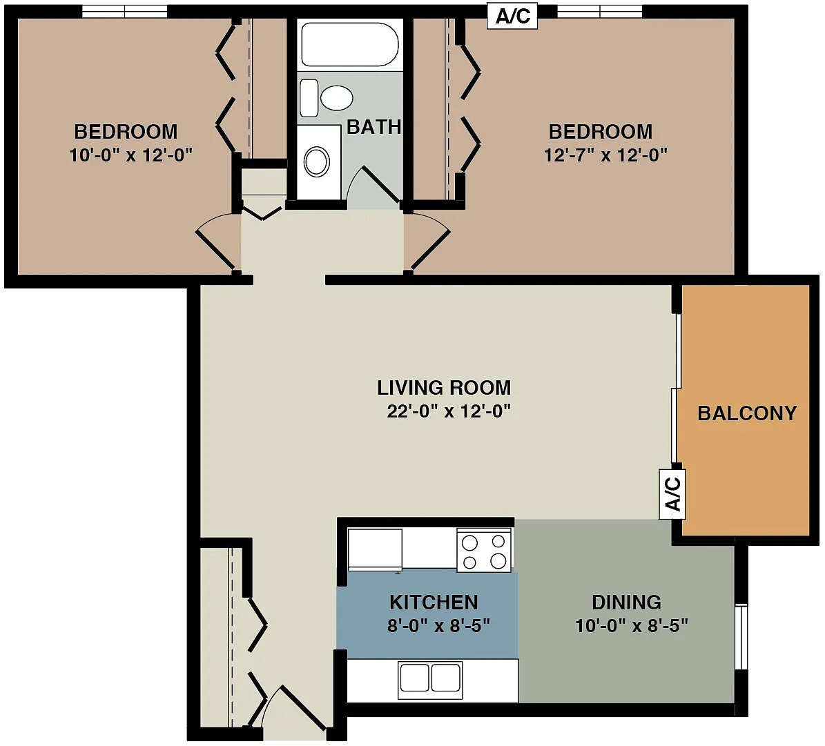 Floor plan 2A