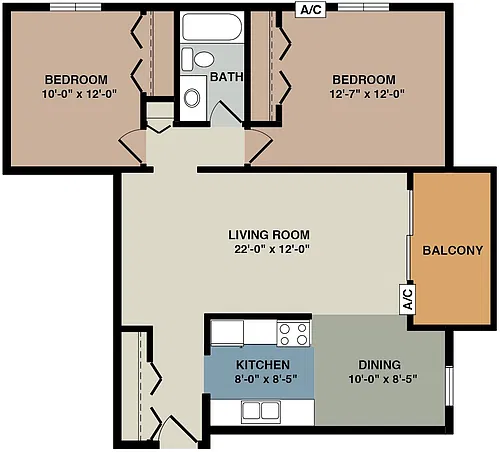 Floor plan 2A