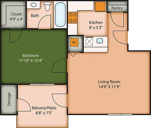Floor plan The Pine