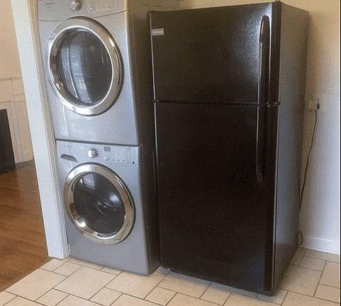 Washer, dryer, refrigerator