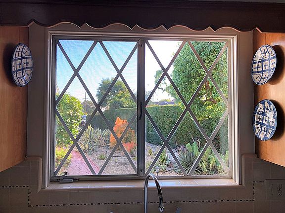 View from kitchen window