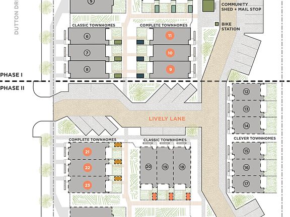 Site Plan - The Complete Townhome